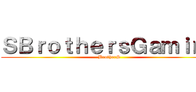 ＳＢｒｏｔｈｅｒｓＧａｍｉｎｇ (BrotherS)