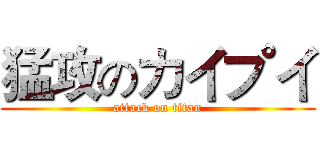 猛攻のカイプイ (attack on titan)