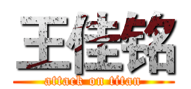 王佳铭 (attack on titan)