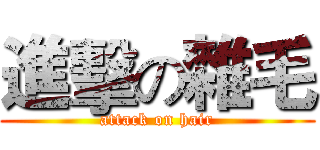 進擊の雜毛 (attack on hair)