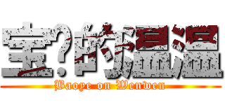 宝爷的温温 (Baoye on Wenwen)