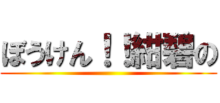 ぼうけん！！紺碧の ()