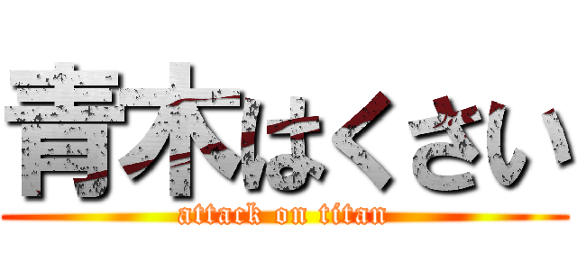青木はくさい (attack on titan)
