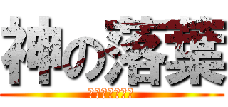 神の落葉 (我的世代開始了)