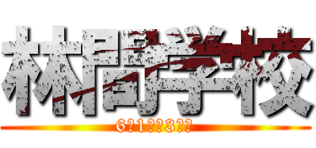 林間学校 (6月1日〜3日迄)