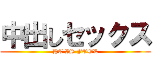 中出しセックス (HE IS FOOL)