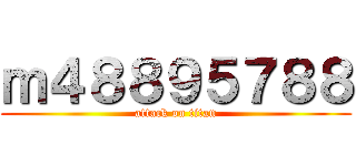 ｍ４８８９５７８８ (attack on titan)