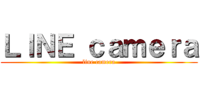 ＬＩＮＥ ｃａｍｅｒａ (line camera)