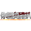 你個臭豬扒 (you sour pork chop)