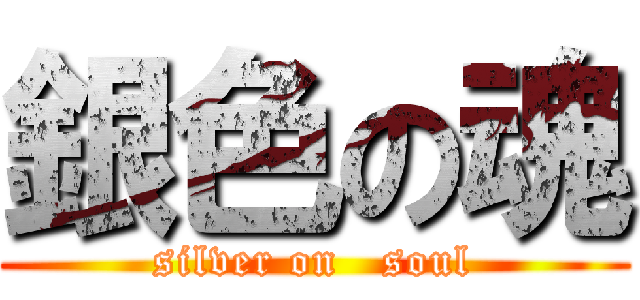 銀色の魂 (silver on   soul)
