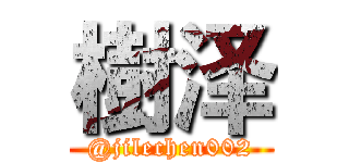 樹泽 (@jilechen002)