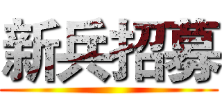 新兵招募 ()