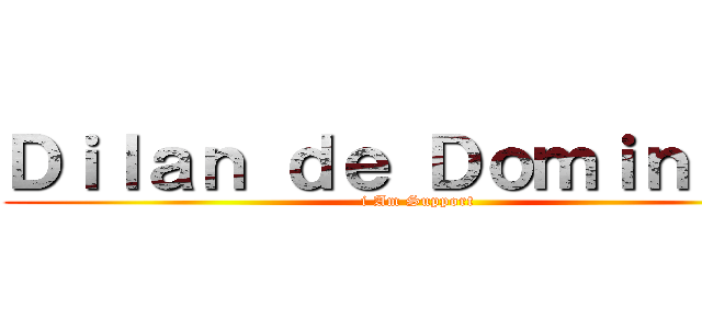 Ｄｉｌａｎ ｄｅ Ｄｏｍｉｎｉｃｏ (i Am Support)