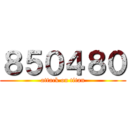 ８５０４８０ (attack on titan)
