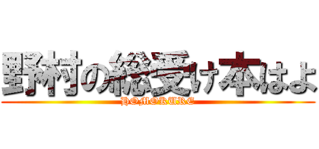 野村の総受け本はよ (HOMOKURE)