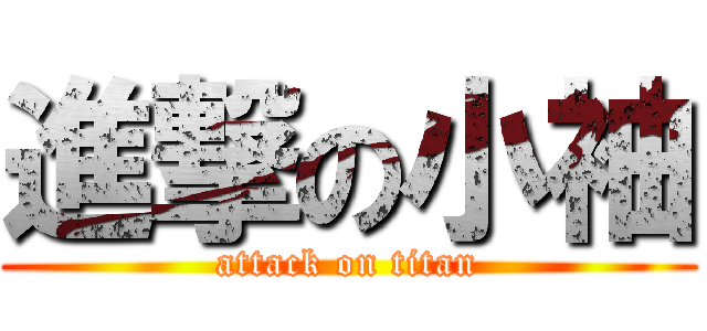 進撃の小袖 (attack on titan)