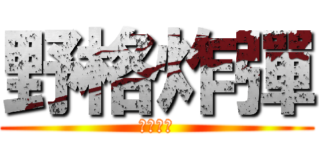 野格炸彈 (野格炸彈)