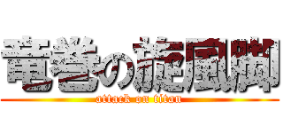 竜巻の旋風脚 (attack on titan)