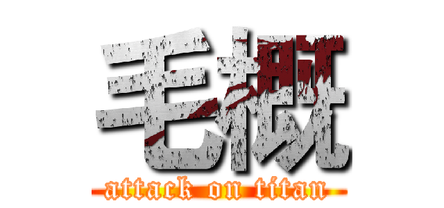 毛概 (attack on titan)