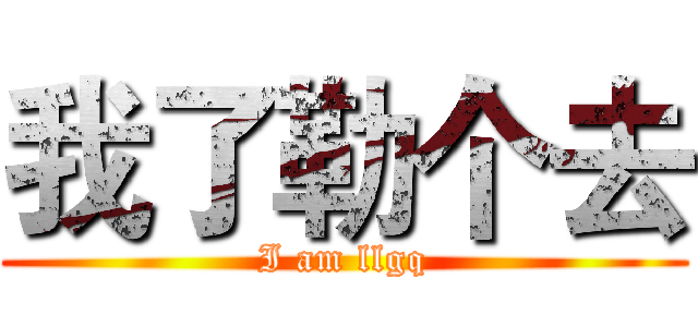 我了勒个去 (I am llgq)