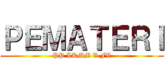 ＰＥＭＡＴＥＲＩ (PP LKMM V FV)