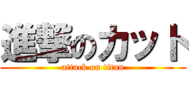 進撃のカット (attack on titan)