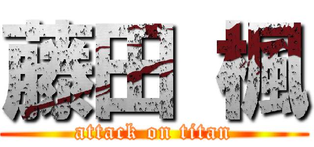 藤田 楓 (attack on titan)