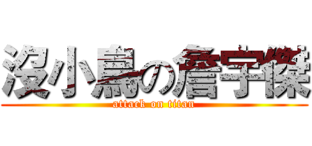 沒小鳥の詹宇傑 (attack on titan)