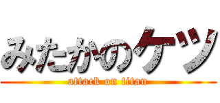 みたかのケツ (attack on titan)