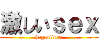 激しいｓｅｘ (hagesiisex)