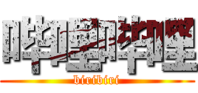 哔哩哔哩 (biribiri)