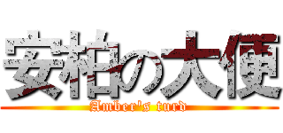 安柏の大便 (Amber's turd)