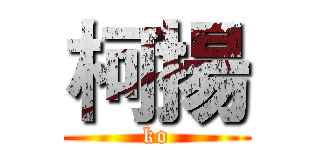 柯揚 (ko)