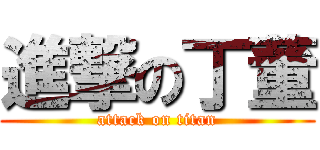 進撃の丁董 (attack on titan)