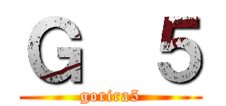 Ｇ  ５ (gorira5)