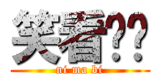 笑看儍屄 (ni ma bi)