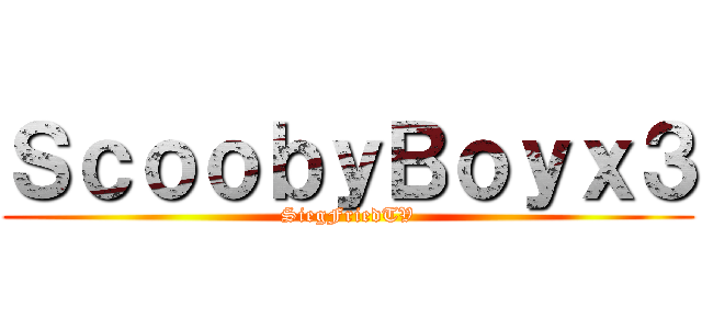 ＳｃｏｏｂｙＢｏｙｘ３ (SiegFriedTV)