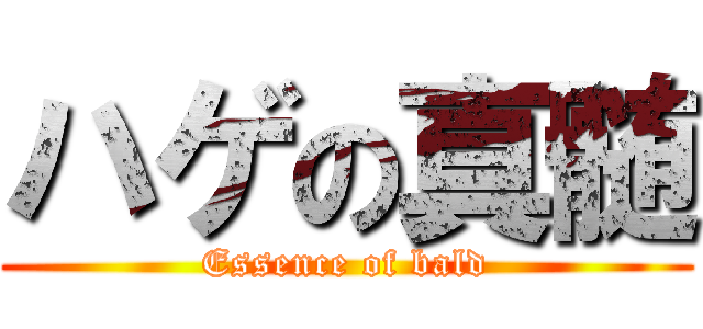 ハゲの真髄 (Essence of bald)