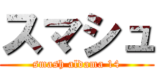 スマシュ (smash aldama 14)