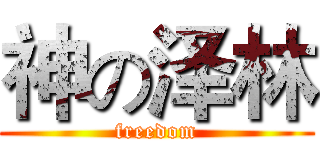 神の泽林 (freedom)