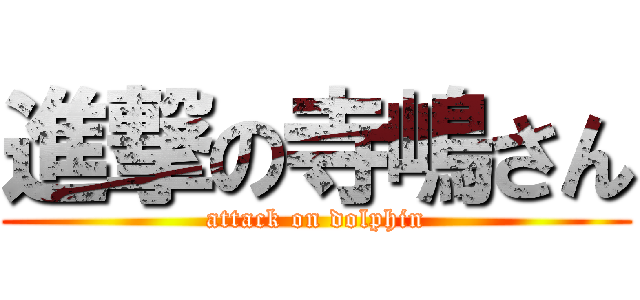 進撃の寺嶋さん (attack on dolphin)