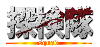 探検隊 (squad)