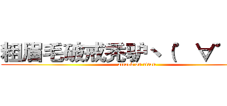 粗眉毛破戒秃驴ヽ（゜∀゜ ）ノ (attack on titan)