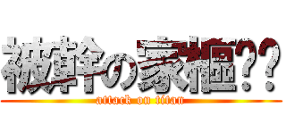 被幹の家樞ˊˋ (attack on titan)