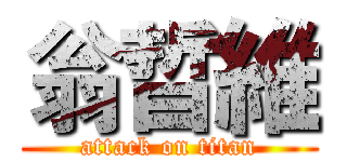 翁晢維 (attack on titan)