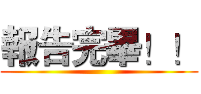報告完畢！！ ()