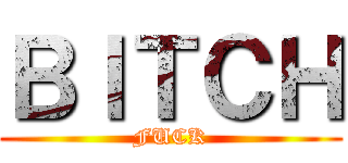 ＢＩＴＣＨ (FUCK)