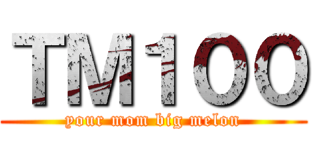ＴＭ１００ (your mom big melon)