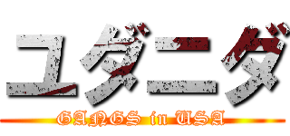 ユダニダ (GANGS in USA)