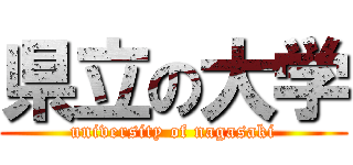 県立の大学 (university of nagasaki)